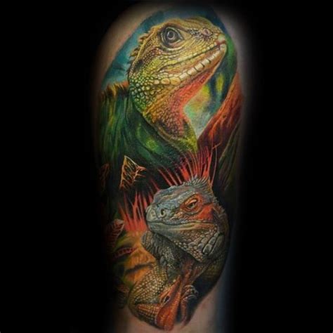 reptile tattoo|35 Realistic Reptile Tattoo Designs For the Art Body。